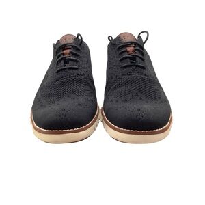 Cole‎ Haan Men's Black Knit Oxford Shoes size 9M